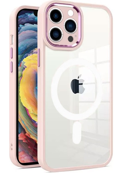 Apple iPhone 14 Pro Kılıf Magsafe Guard Silikon Kılıf (Kablosuz Şarj Destekli) Rose Gold fiyatları