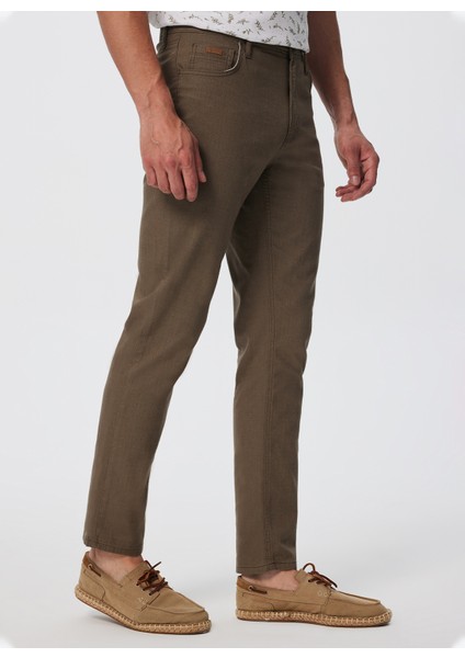 Lee Cooper Yüksek Bel Regular Straight Deve Tüyü Erkek Chino Pantolon 232 Lcm 221005 Rıcky Nd1 Camel