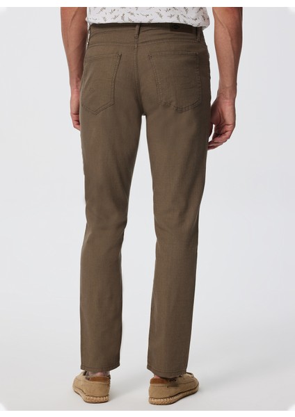 Lee Cooper Yüksek Bel Regular Straight Deve Tüyü Erkek Chino Pantolon 232 Lcm 221005 Rıcky Nd1 Camel