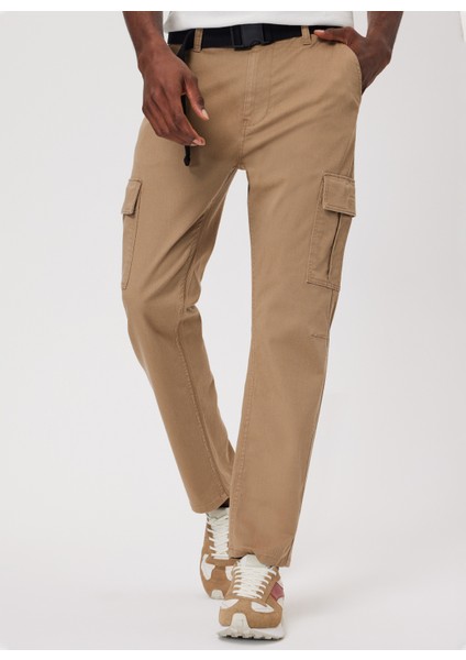Normal Bel Rahat Bej Erkek Chino Pantolon 232 Lcm 221008 Faır 1 Bej