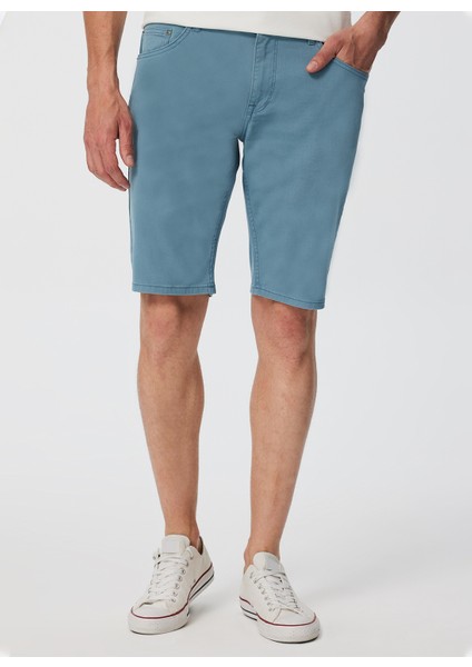 Slim Fit Indigo Erkek Şort 232 Lcm 221014 Stowas Indıgo fiyatları