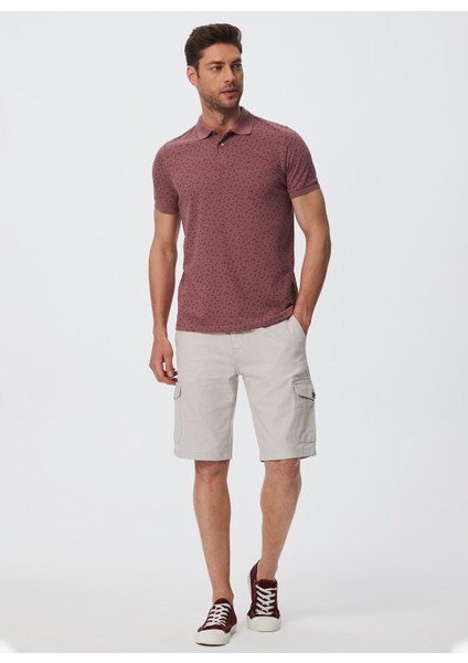 Polo Yaka Kırmızı Erkek T-Shirt 232 Lcm 242009 Shark Kırmızı