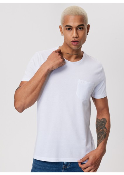 Polo Yaka Beyaz Erkek T-Shirt 232 Lcm 242037 Newmıxed Beyaz fiyatları