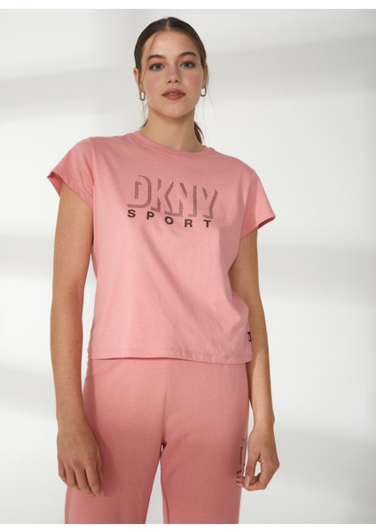 Jeans Bisiklet Yaka Düz Bronz Kadın T-Shirt DP2T9147 modelleri