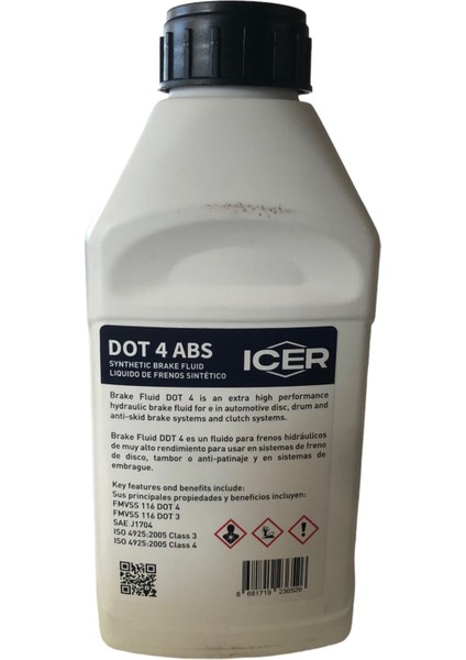 Fren Hidrolik Yağı Dot 4 500 ml