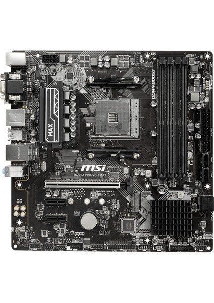 B450M PRO-VDH MAX 3866(OC)MHZ DDR4 HDMI MATX AM4