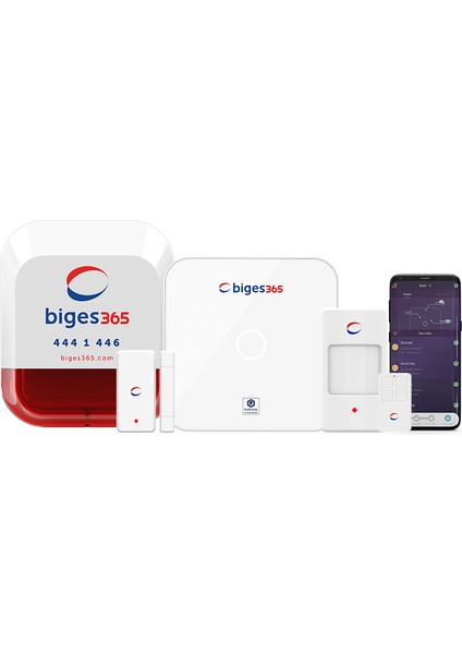 BGS365-BK-N-W Iot Smart Network Alarm Kit + BGS365-WOSR