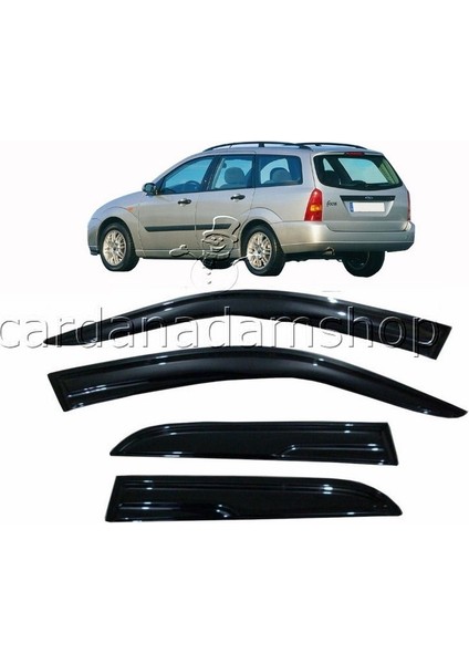 Ford Focus Sw Cam Rüzgarlığı 1999-2004 Focus 1 Sw Uyumlu 4 Parça