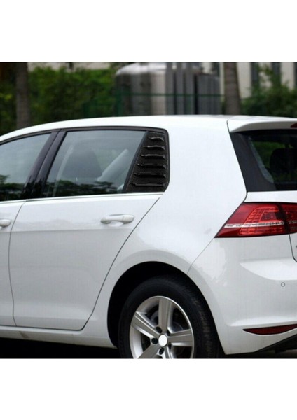 Vw Golf 7 - 7.5 Kelebek Cam Vizörü Piano Black 2013-2020