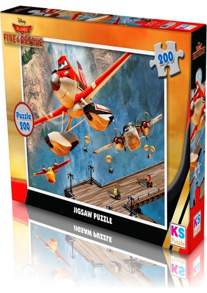 Cars Uçaklar 200 Parça Çocuk Puzzle