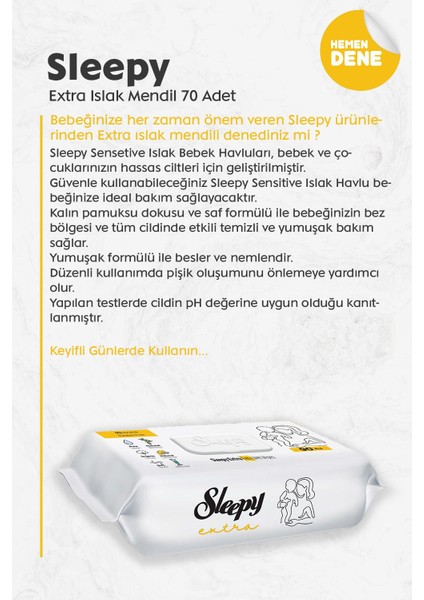Extra Islak Mendil 70 Adet