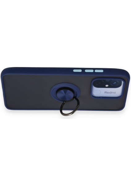 Xiaomi Redmi 12C Kılıf Standlı Yüzüklü Buzlu Tasarım Arka Kapak modelleri