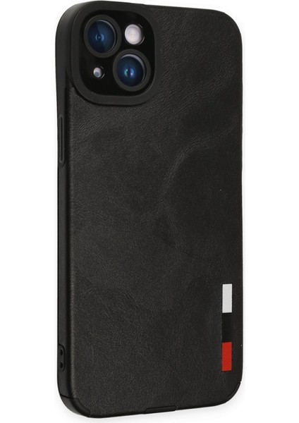 Apple iPhone 14 Kılıf Deri Tasarım Yeni Lüx Silikon