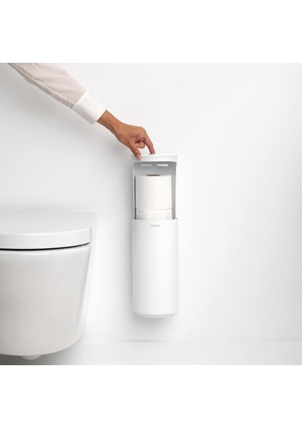 Evrekala Shop Banyo Tuvalet Seti Brabantia Tuvalet Fırçası - Tuvalet Kağıtlığı - Saklama Kutusu