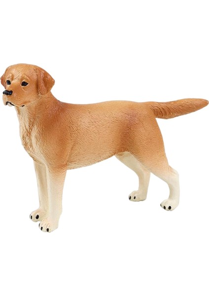 Doğum Günü Hediye Partisi Oyuncak Kek Topper Çocuk Labrador Sarı Için Gerçekçi Köpek Heykel Heykeli (Yurt Dışından) modelleri