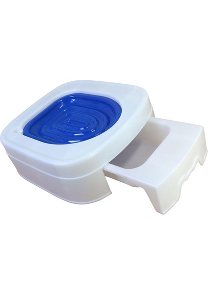 Urinal Koltuk Açık Çöp Kutusu Tepsisi Yatak Tuvalet Ped Kedi Tuvalet Eğitim Mavi (Yurt Dışından)
