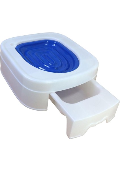 Urinal Koltuk Açık Çöp Kutusu Tepsisi Yatak Tuvalet Ped Kedi Tuvalet Eğitim Mavi (Yurt Dışından) fiyatları