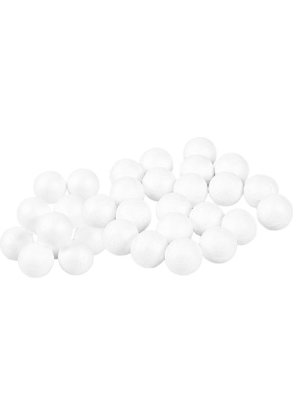 Zanaat Beyaz Köpük Topu Dıy Yuvarlak Çiçek Düzenleme Partisi 30PCS 30MM Için Hazırlama Için Pürüzsüz (Yurt Dışından) modelleri