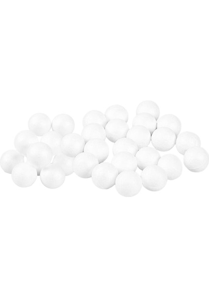 Zanaat Beyaz Köpük Topu Dıy Yuvarlak Çiçek Düzenleme Partisi 30PCS 30MM Için Hazırlama Için Pürüzsüz (Yurt Dışından) fırsatları