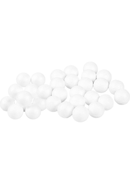 Zanaat Beyaz Köpük Topu Dıy Yuvarlak Çiçek Düzenleme Partisi 30PCS 30MM Için Hazırlama Için Pürüzsüz (Yurt Dışından) indirimleri