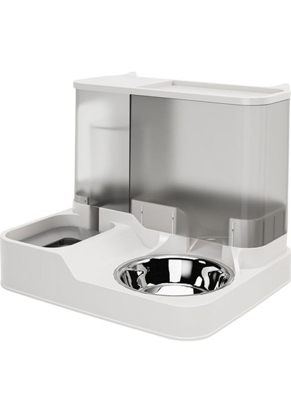 Otomatik Köpek Su Dağıtıcı Kedi Besleyici Pürüzsüz Kenarlar Yiyecek ve Su Temini gri (Yurt Dışından) modelleri