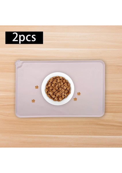 Yükseltilmiş Kenarlı Köpek Maması Matları Su Kasesi Paspasları Pet Besleme Matları Kitty Ince Pembe (Yurt Dışından) fiyatları