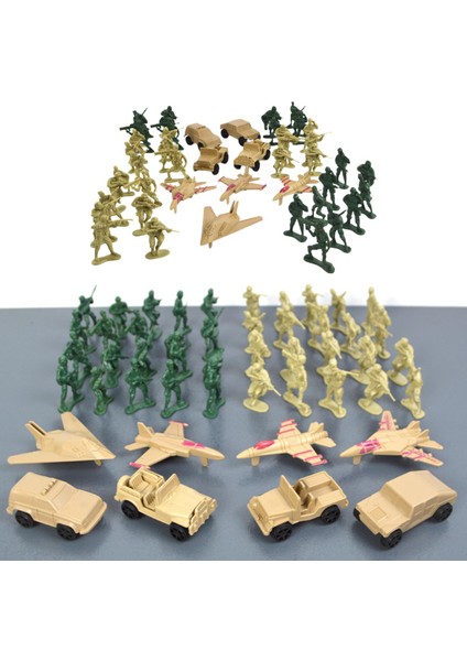 48 Adet Soluk Figürleri Pretend Play Wargame Layout Party Favors Için Ayarlandı (Yurt Dışından)