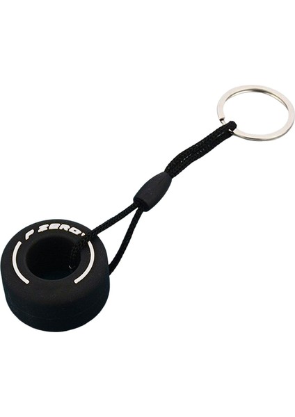 Lastik Anahtarlık Tekerlek Lastik Oto Anahtarlık Sevimli Lastik Anahtarlık Dekorasyon Erkekleri Beyaz (Yurt Dışından)