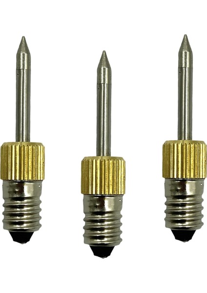 Lehim Uçları Lehimleme Demir Uçları Lehimleme Ipuçları Ipuçları Aletler 3pcs Altın Uzunluk: 50MM (Yurt Dışından)