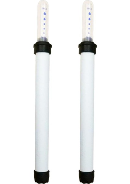 2x Su Seviyesi Göstergesi Saksılı Bitkiler Nem Kıtlığı Gösterge Bitkileri 8.85 "2stk 22,5 cm Beyaz (Yurt Dışından)