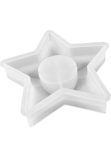 Çay Işık Mum Tutucu Modeli, Silikon Mum Tutucu Modeli Boyin Konteyner Düzlem Yıldızı (Yurt Dışından)