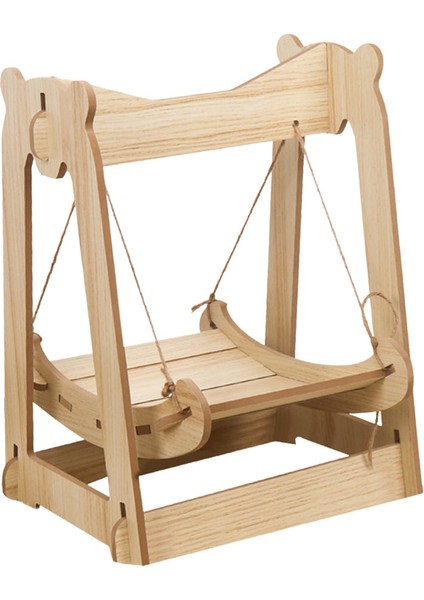 Kedi Hamak Yatak Çıkarılabilir Dinlenme Uyku Yatakları Pet Swing Sandalye Köpek Kulak Ahşap (Yurt Dışından)