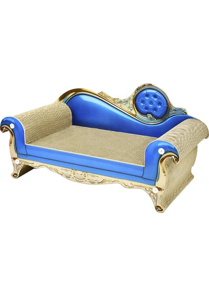 Kedi Scratcher Nest Yatak Pet Sofa Kedi Oynamak Için Halılar ve Kanepeler 70CMX28CMX31CM Mavi (Yurt Dışından) modelleri