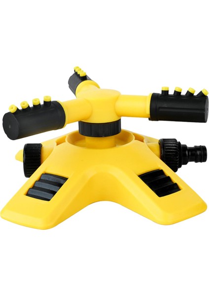 Ayarlanabilir 360 ° Dönen Çim Sprinkler Çim Çiçeği Çiçekli Sulama Püskürtücü Sarı (Yurt Dışından)