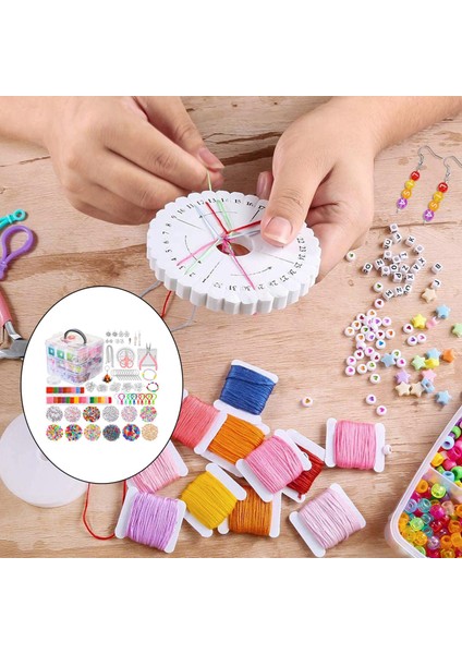 Tüm Mücevher Yapma Malzemeleri Set Araçları Set Diy Takı Pensesi Bilezik 4655PCS (Lüks Takım Elbise) 16X16X16CM (Yurt Dışından) fırsatları