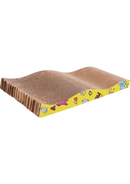 Kedi Scratch Pad Kırpma Küçük Orta Büyük Kediler Kedi Kazan Karton Dalgalanma 70X24X6CM (Yurt Dışından)