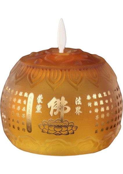 LED Çay Işıkları Mum Titreyen Meditasyon Odası Lotus Çiçek Lambası Buda Sarı (Yurt Dışından) fiyatları