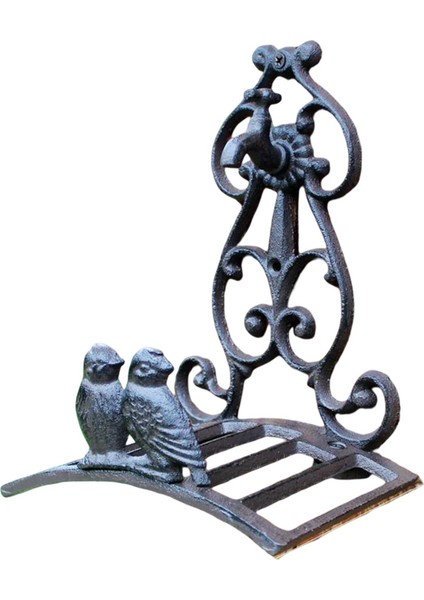 Bahçe Hortum Tutucu Avrupa Dökme Demir Ağır Hizmet Su Hortum Askı Çit Stili A (Yurt Dışından)