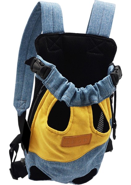 Pet Kedi Tyıcı Sırt Çantası Köpek Seyahat Çantası Eller Yürüyüş Sarı Mavi Için Ayarlanabilir (Yurt Dışından) modelleri