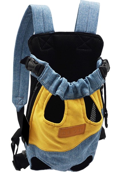 Pet Kedi Tyıcı Sırt Çantası Köpek Seyahat Çantası Eller Yürüyüş Sarı Mavi Için Ayarlanabilir (Yurt Dışından) indirimleri