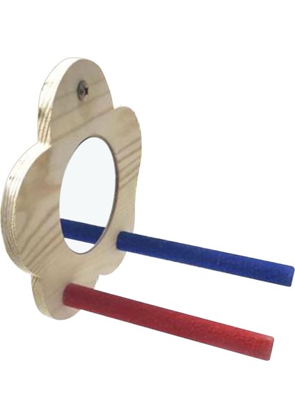 Pet Kuş Level Kafes Playst Stand Playst Powerrot Aynası Levrek Levrek Stand Platformu 10CMX1.5CM (Yurt Dışından)