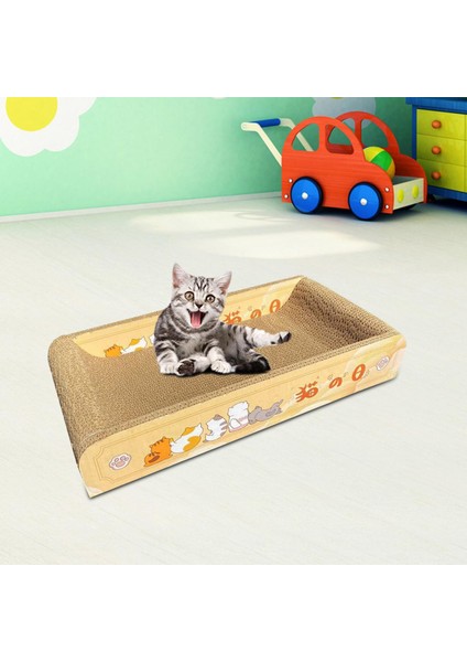 Dayanıklı Kedi Çizme Ped Yuva Kanepe Yatağı Kediler Için Sarı (Yurt Dışından) fiyatları