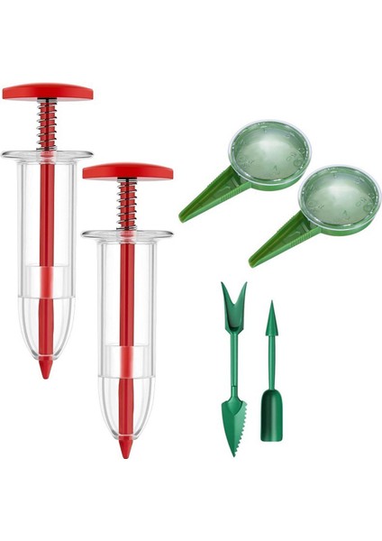 Elde Tohumlar Dispenser Bahçe Bitkim Tohum Tohum Serpeneri Kırmızı ve Yeşil Saksı Için (Yurt Dışından)