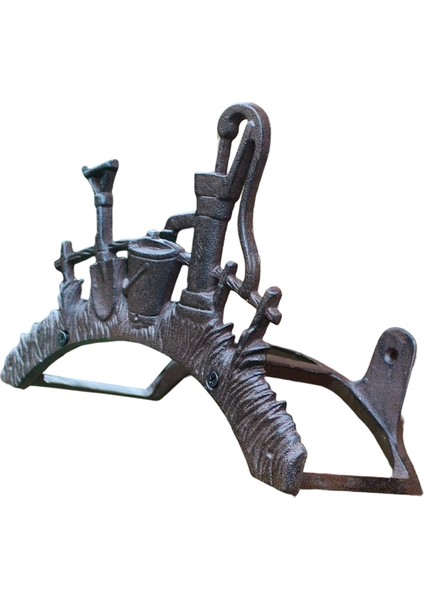 Bahçe Hortum Tutucu Avrupa Dökme Demir Ağır Hizmetli Su Hortum Askı Çit Stili D (Yurt Dışından) indirimleri