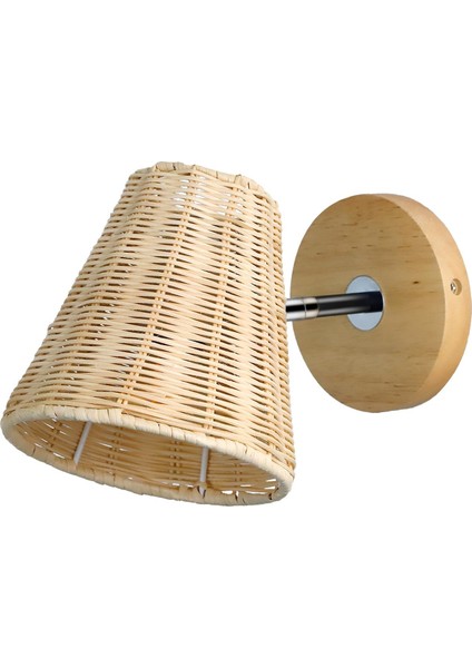 Rattan Duvar Sconce El Yapımı Aydınlatma Cafe Hotel Barn Için Rustik Duvar Sconces (Yurt Dışından)