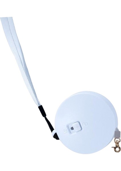 Otomatik Geri Çekilebilir Köpek Tasma Köpek Güvenliği Yürüme Kablosu Orta Küçük Evcil Hayvan 2m Beyaz Yuvarlak (Yurt Dışından) fiyatları