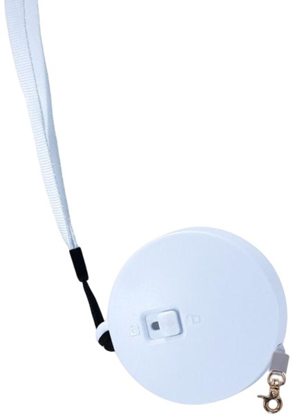 Otomatik Geri Çekilebilir Köpek Tasma Köpek Güvenliği Yürüme Kablosu Orta Küçük Evcil Hayvan 2m Beyaz Yuvarlak (Yurt Dışından) indirimleri