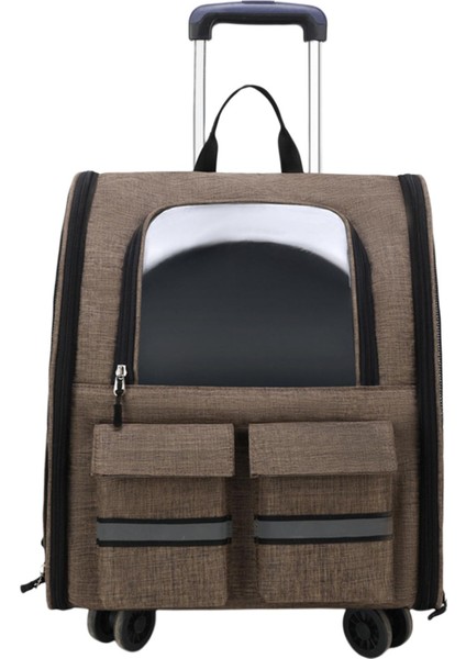 Kedi Tramvay Kılıfı Sırt Çantası Kennel Pet Yuvarlanma Taşıyıcısı Puppy Transport Haki (Yurt Dışından) modelleri