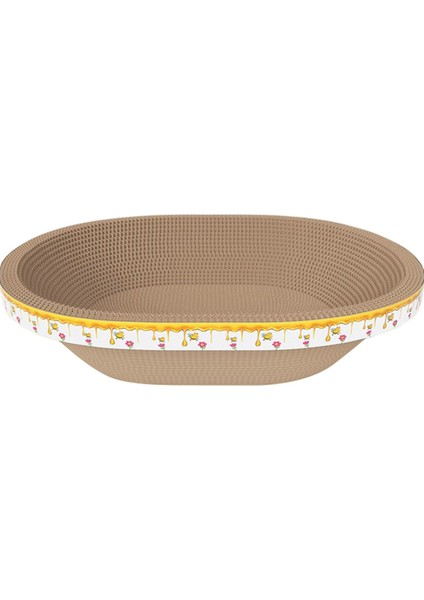 Cat Scratcher Uyku Tahtası Süsleme Aktivite Oyuncakları Mobilya Koruma Oval Uzunluk 46CM (Yurt Dışından)