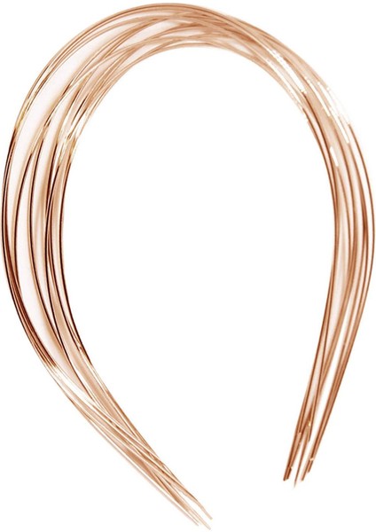 10X Metal Saç Çerçeve Saç Bandı Boş Kafa Bandı Günlük Kullanım Altın (Yurt Dışından)